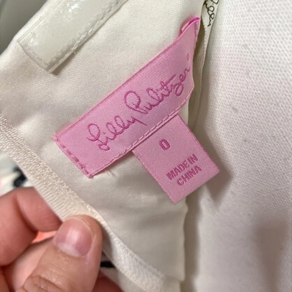 Lilly‎ Pulitzer Amberly Stroke of Midnight Strapless Dress NWT - Picture 4 of 17